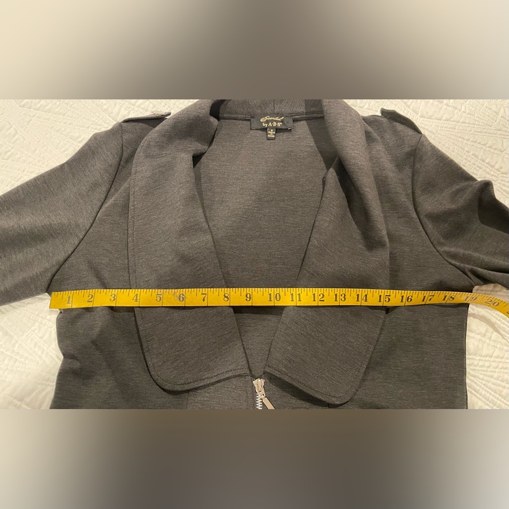 Essentials By Abs Dark Gray Jacket Coat - image 5